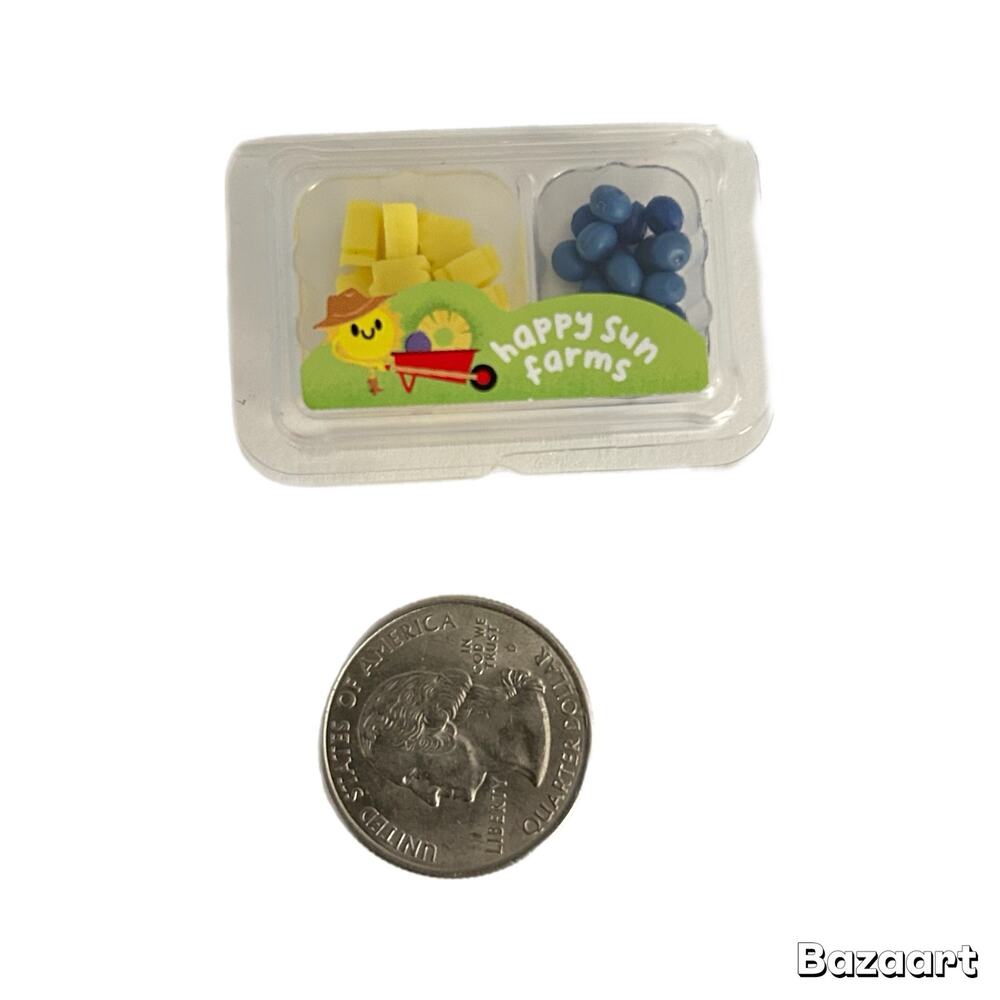Miniverse Make It Mini Mini Pack of Blueberries and Pineapple Chunks New